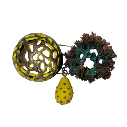 'Order in infinite chaos I' - Brooch