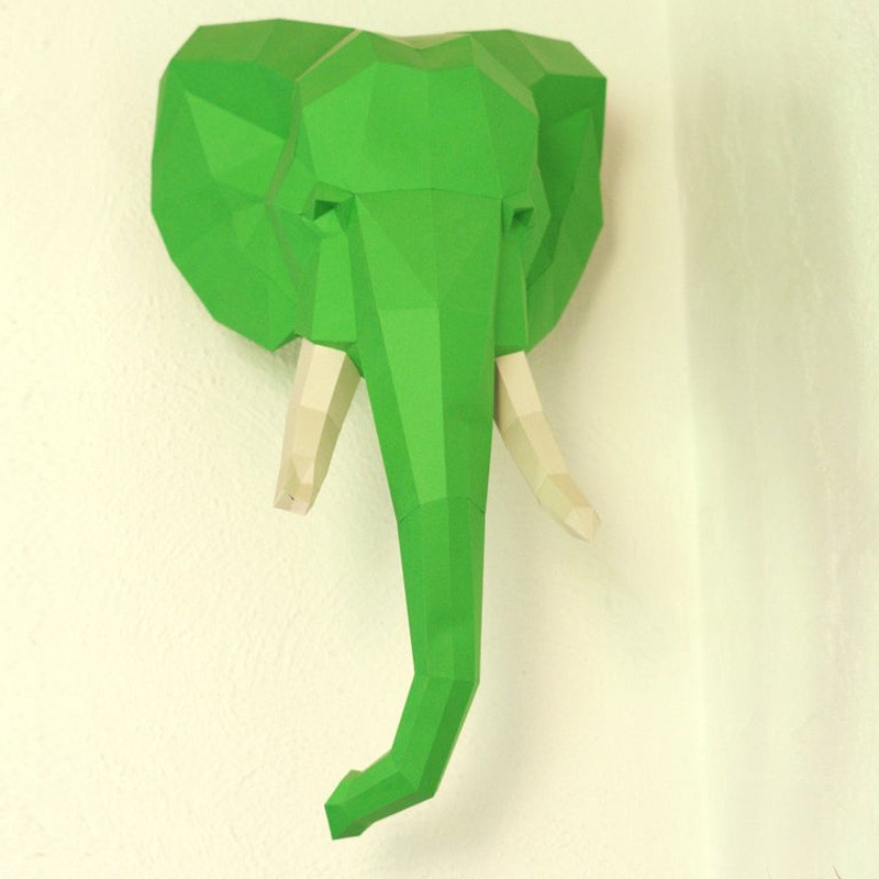 Paper Trophy Elephant