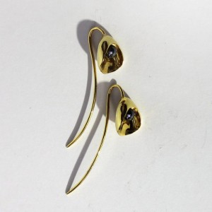 Gold Calla Lily Earrings