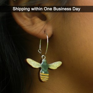 Bees Statement Earrings
