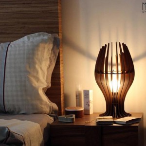 Stripes Designer Wooden Ceiling Lamp