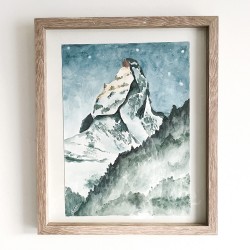 Matterhorn - Watercolor Painting
