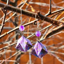 Lavender RainDrop Earrings