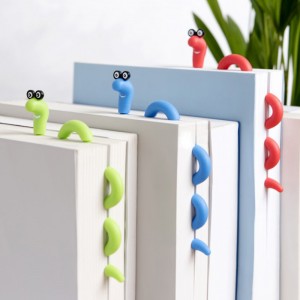 SQUIGGLES BOOKMARK FOR BOOKWORMS IN MULTIPLE COLOURS