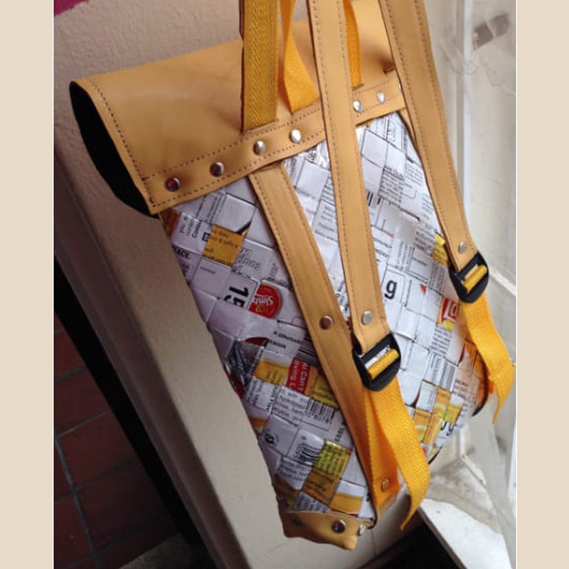 Upcycled Medium Backpack Gifts From The Globe