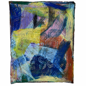 'Crayon Continuum - Oil Painting'