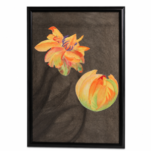 Handmade Three Dimensional Flower Painting