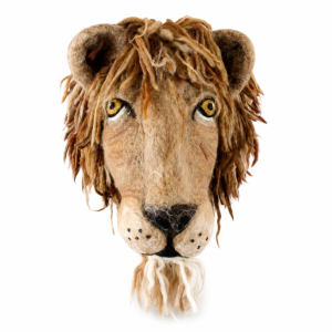 Lifelike Fibre and Wool Lionhead