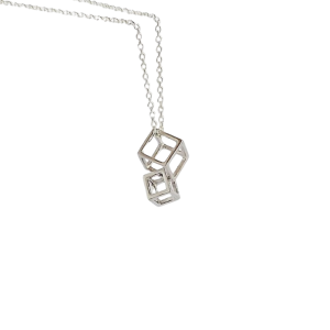 Double Cube Necklace