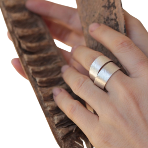 Infinity Wrapped Silver Ring