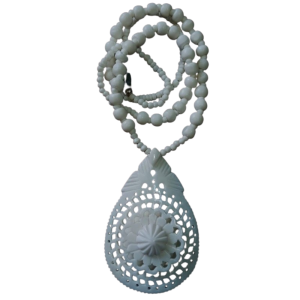 Handmade Bone Carved Necklace