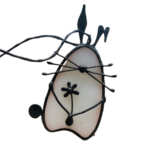 Nature Inspired White Bunny Terrarium Necklace