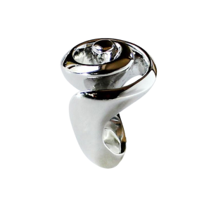 Shell Shaped Infinity Spiral ring