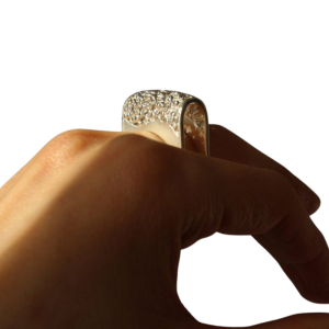 Sea Foam Dome ring