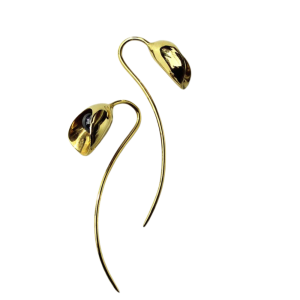 Gold Calla Lily Earrings