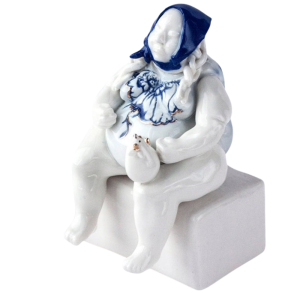'Porcelain Woman with the Blue Headscarf'