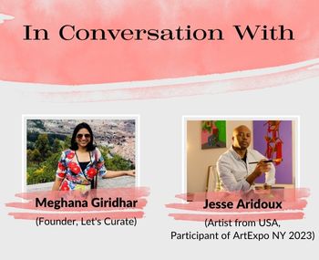 American Artist, Jesse Aridoux for ArtExpo 2023