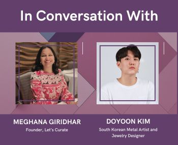 South Korean jewelry designer, Doyoon Kim for Opulent Handmade Treasures Exhibition 2023