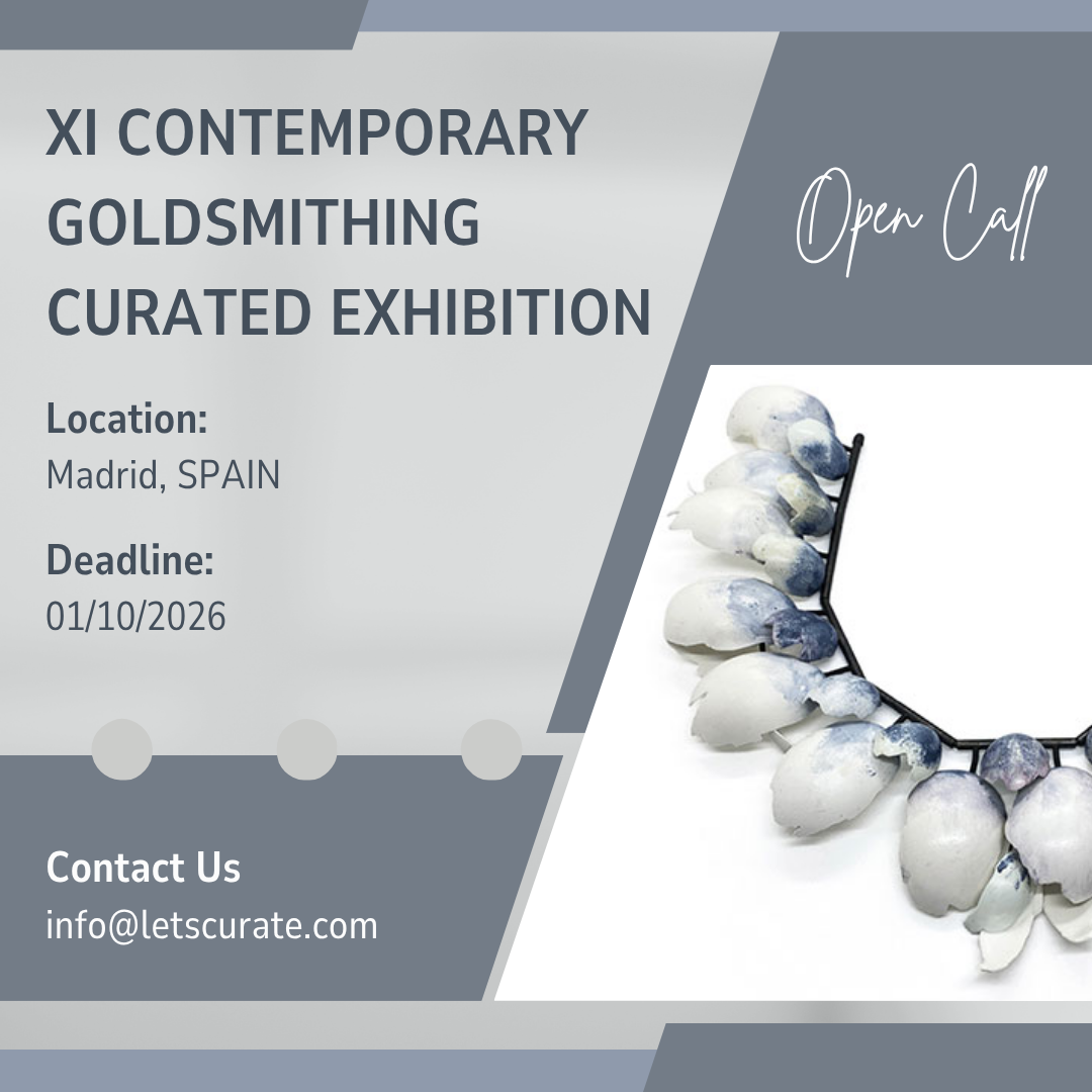 Open Call for the XI Contemporary Goldsmithing Curated Exhibition